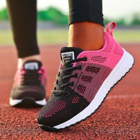 Women Shoes Super Light Sneakers For Women Vulcanize Shoes Sport Basket Femme Walking White Sneakers Women Casual Tenis Feminino (Color: black red, Shoe Size: 42)