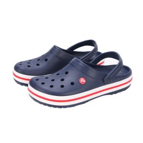 Men's and Women's Classic Slippers;Adult Classic Clogs; (colour: Dark Blue, size: M8-W10(41))